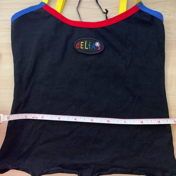 dELiA*s primary color block crop top delias xs - Picture 4 of 5